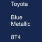 Preview: Toyota, Blue Metallic, 8T4.